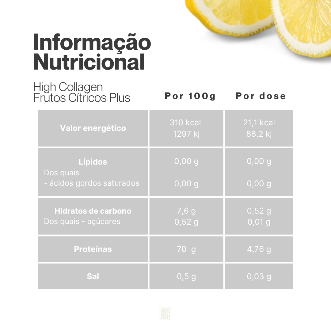 Trio High Collagen 2.0 Frutos Cítricos