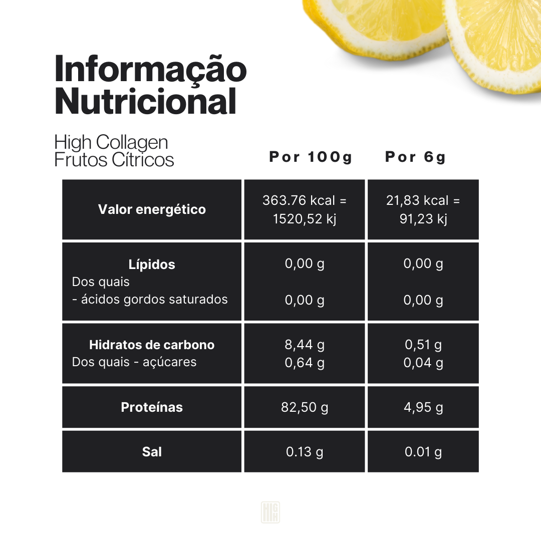 High Collagen 2.0 Frutos Cítricos 12 meses