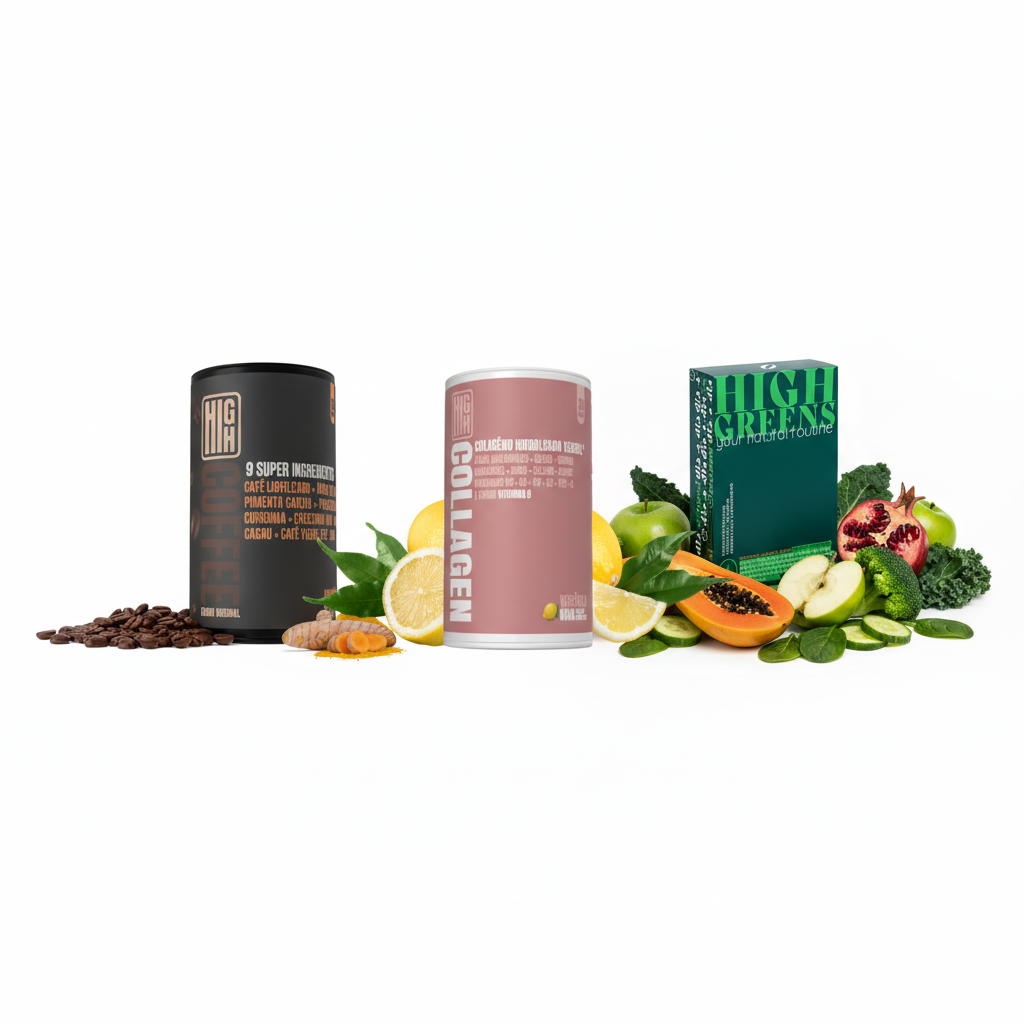 Trio Completo Wellness - High Coffee + High Collagen + High Greens