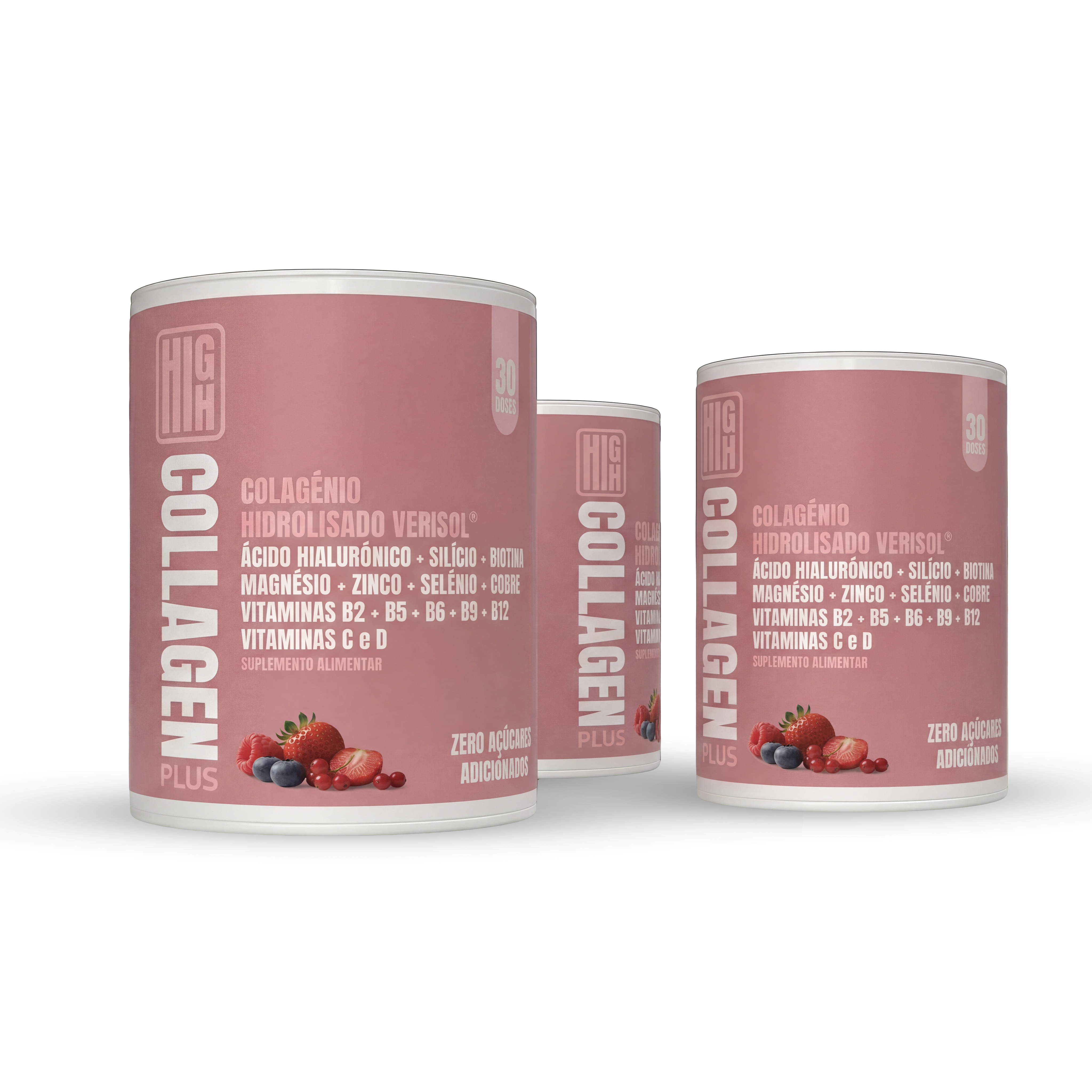 High Collagen Frutos Vermelhos Plus